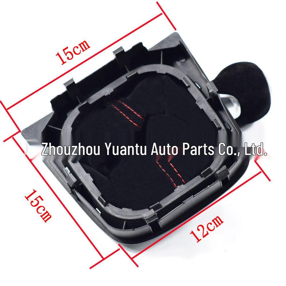 Красно-черная замшевая ручка переключения передач для Volkswagen Golf MK5/MK6 R32 GTI (2004-2009)