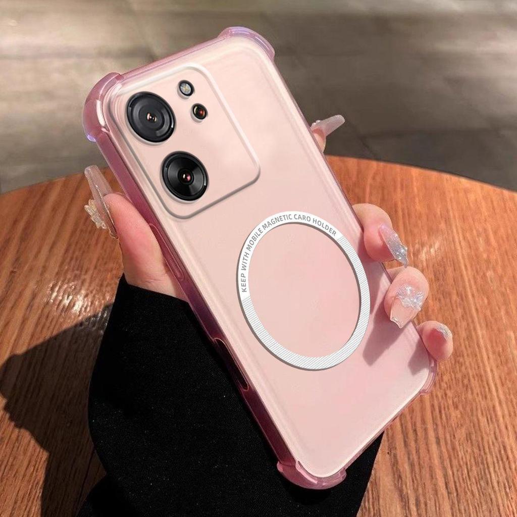Мягкий матовый кейс-конфета для Xiaomi 13T Pro Эстетичный полупрозрачный кейс с защитой от падений