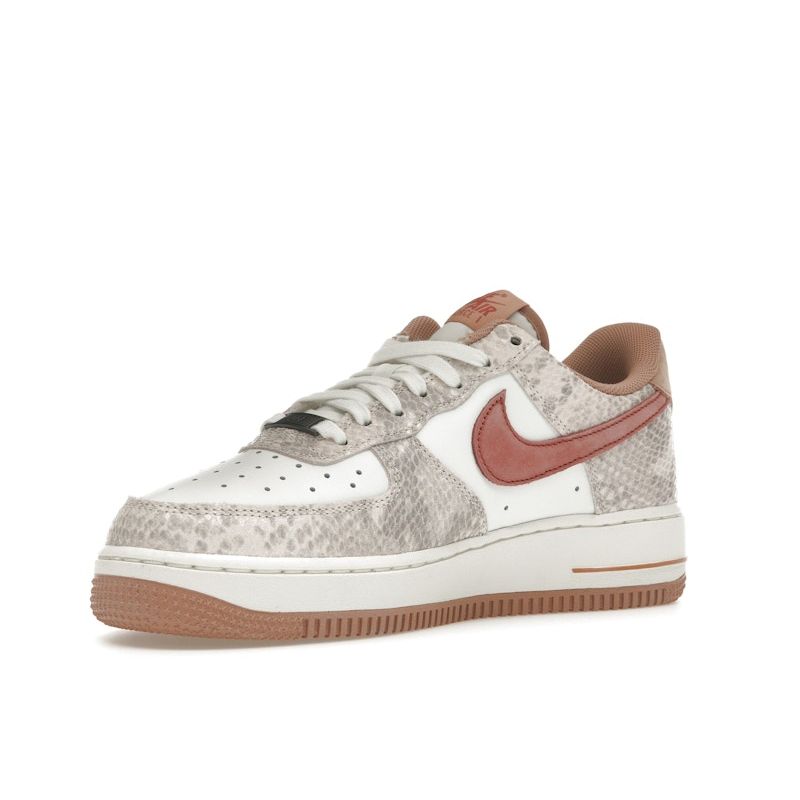 Nike Air Force 1 07 LV8 Snakeskin Pack - Canyon Rust Men Sneakers White Summit-White Sail HF2898-100