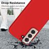 Coque Silicone - BOOLING - pour Samsung S22 - Souple - Haute Résistance - Ultra Slim Léger - Rouge