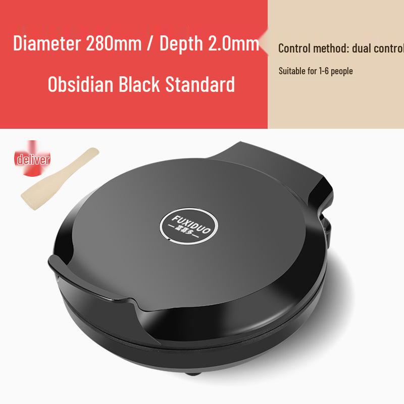 Non-Stick Double-Sided Electric Griddle: Enlarged Pancake & Crepe Maker, Stir-Fry, Baking, and Dumplings Cooker