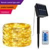 LED Solar Waterproof Meteor Shower String Lights for Outdoor Holiday and Tree Decoration