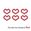Self-adhesive Mosaic Love Car Sticker Car Heart Sticker  For Car/Laptop/Window/Motorcycle