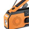 Emergency Solar Radio with Flashlight SOS Alarm IPX3 Waterproof Multifunctional Hand Crank AM/FM Weather Radio