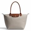 Le Pliage Original Сумка-пельмень с тисненым логотипом Сумка-тоут на плечо из переработанного нейлона Средняя Женские сумки Pebble 2605089349