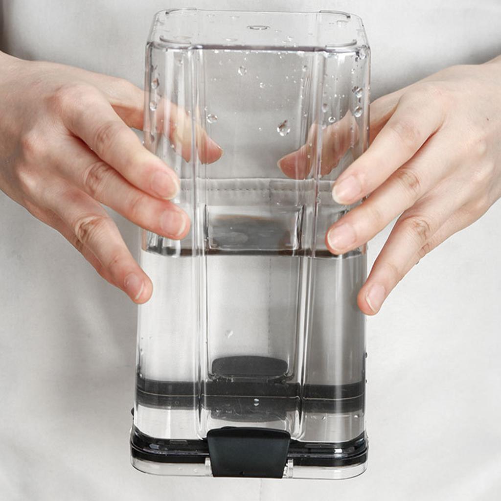 Moisture-proof Storage Container Lid Transparent Jar Stackable Sealed