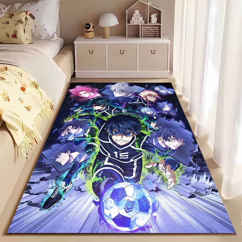 Soccer Anime Character Carpet suitable as a non-slip mat for the living room or bedroom sofa