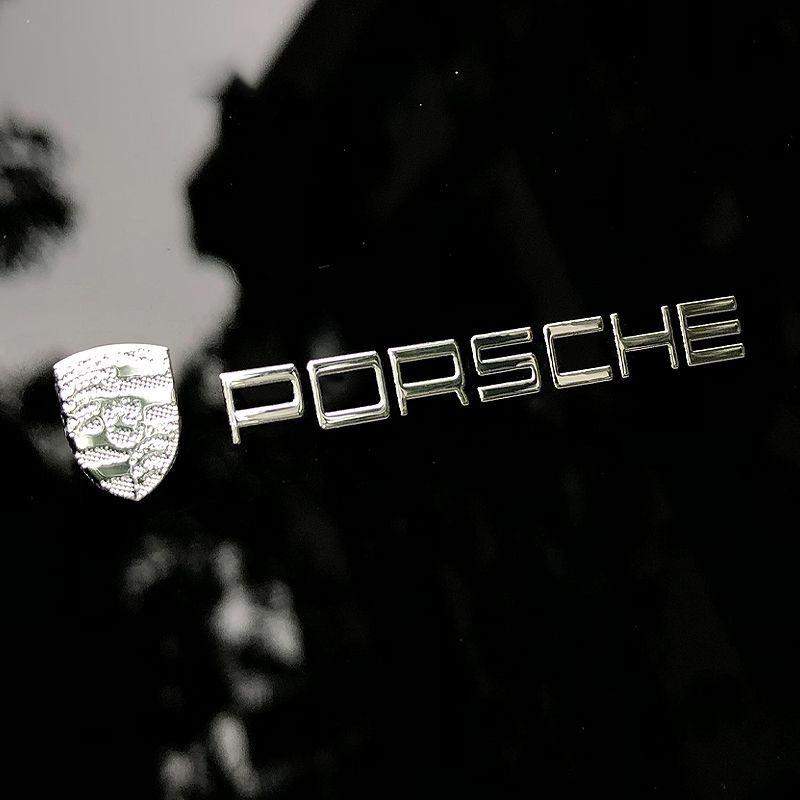 3D Металлические Креативные Наклейки на Автомобиль Водонепроницаемые Наклейки Аксессуары для Интерьера Для Porsche 911 718 Taycan Panamera Cayenne Macan Cayman