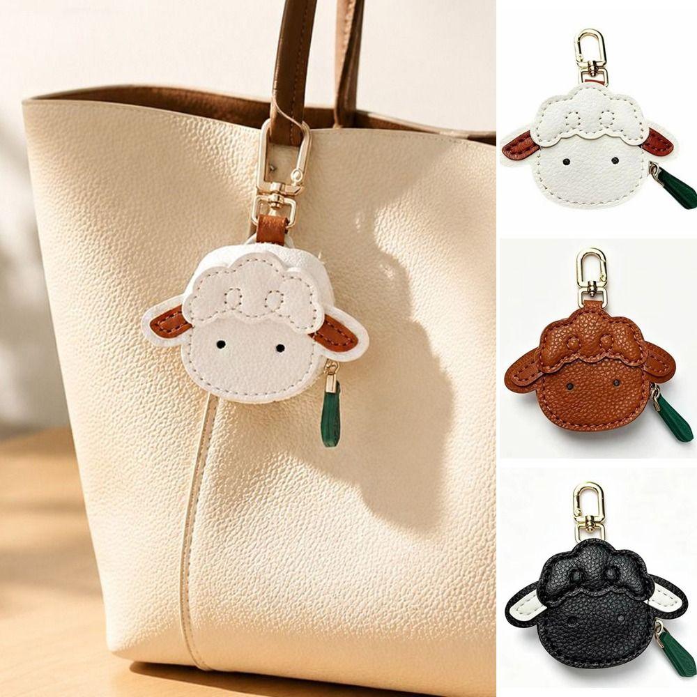 Goat Lamb Shaped Coin Purse Cartoon Bag Charm Creative Bag Pendant Outdoor