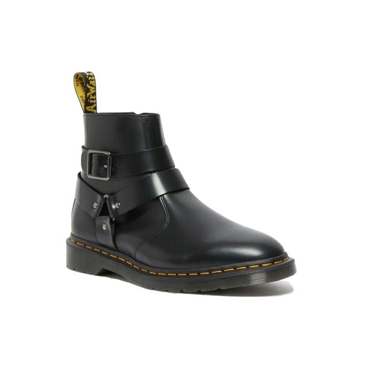 Dr. Martens Мужские ботинки-челси Jaimes с кожаной шлейкой 'Черный' 27484001