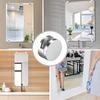 Zinc Alloy Glass Clips Silver Mirror Fasteners New Mirror Clip  Kitchen Cabinet
