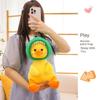 PP Cotton Dinosaur Hood Duck Plush Toys Soft Rabbit Hood Duck Stuffed Doll  Kids
