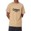 Carhartt WIP Футболка с полутонами Spree Мужские футболки Коричневый I032874-0IA-XX