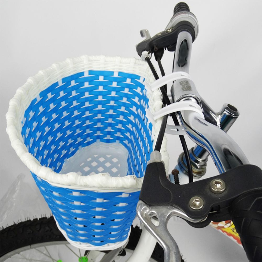 Cycling Scooter Handlebar Basket Bike Front Carrier Children Bicycle Storage Hanging Retro Tassels