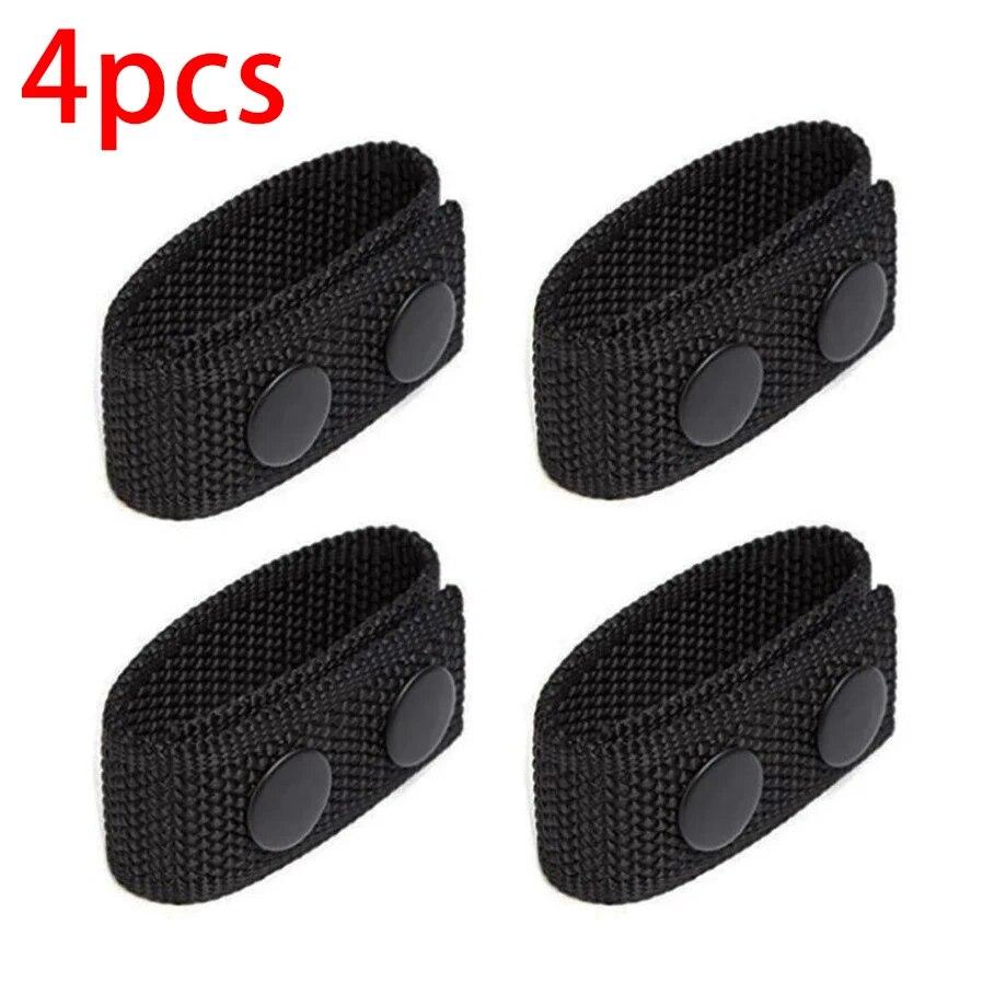 4Pcs Multi Functional Tactical Belt Double Nylon Buckle Portable Belts Accessory Equipment Outdoor Sports Accessory Fixed Buckle