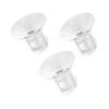 3PCS Breast Milk Pump Flange Inserts Breast Converter Practical Breast Pump Replacement 17mm 19mm