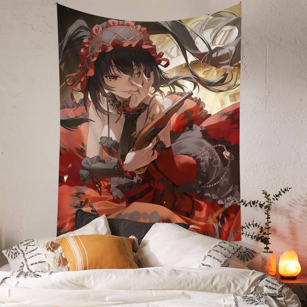 DATE A LIVE Напечатанный Большой Настенный Гобелен Дешевый Хиппи Настенное Полотно Богемские Настенные Гобелены Мандала Домашний Декор