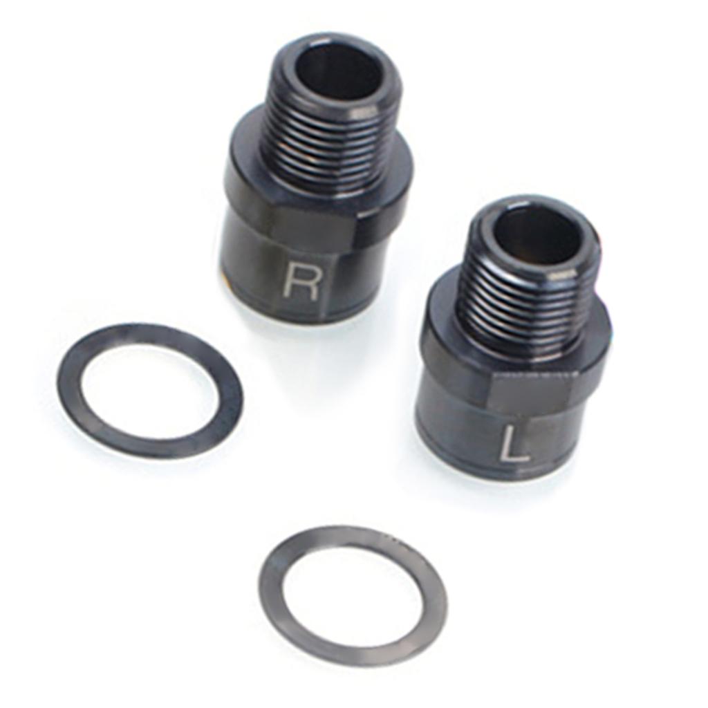 Bike Pedal Extender Cycle Pedals Adapters Bike Pedal Extension Shaft for Road Bike