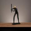 Sports Figure Modeling Resin Decoration Home Living Room Porch TV Cabinet Wine Cabinet Bookcase Office Desktop Decoration