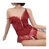 Beautiful yarn, sexy, charming and tempting, transparent lace, neck hanging, shapewear, backless sex underwear, women's summer