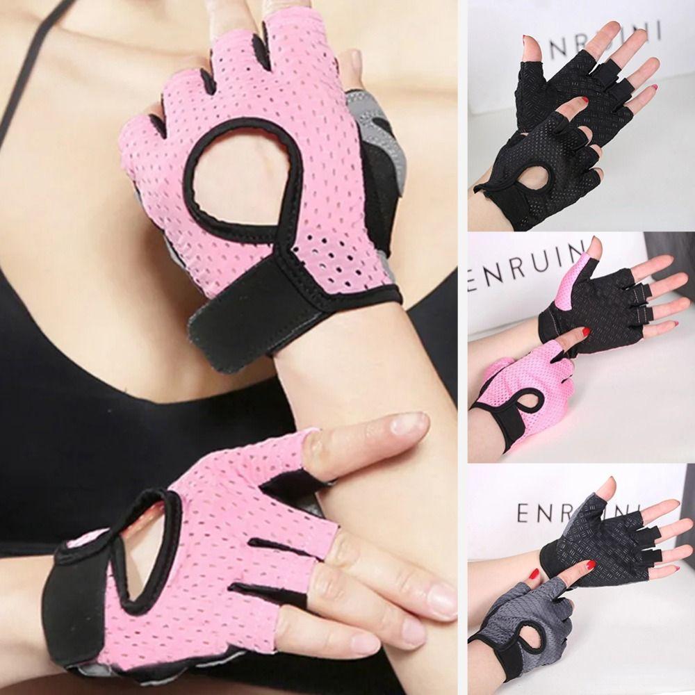 Bodybuilding Workout Cycling Fingerless Gloves Non-slip Fishing Gloves Fitness Gloves Men Women