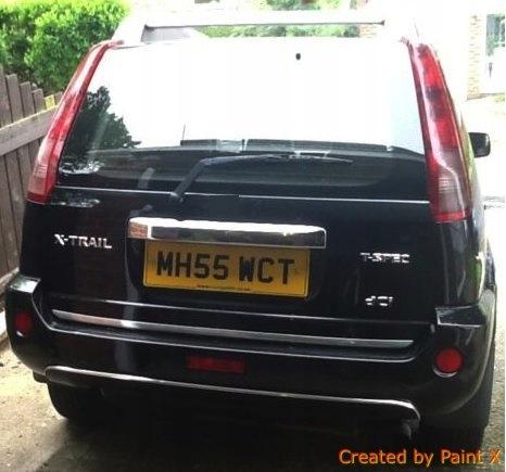 Nissan X-Trail T31 T-31 - Listwa Chrom Na Klapę
