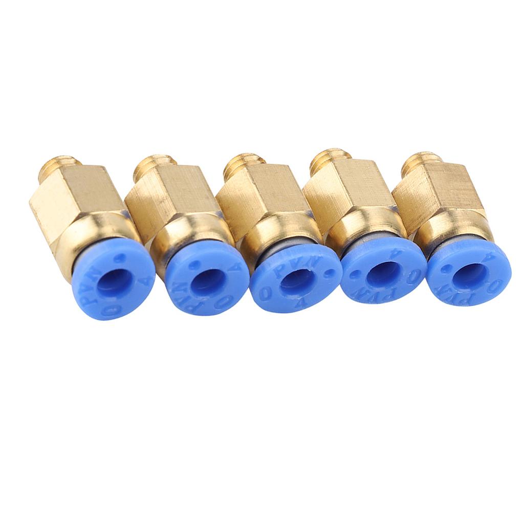 5PCS 3D Printer Accessories PC4 M6 Straight through Pneumatic Joint Outer Diameter 4MM