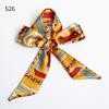 Good Ties Ribbon Small Scarves Silk Spring and Summer Long Scarves Girls Thin Narrow 4cm*85cm Hair Band Bundled
