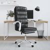 VidaXL Reclining Office Armchair Reclining Seat Computer Chair Adjustable Backrest and Footrest Office Furniture 349653