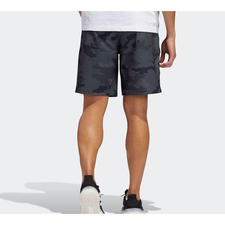 Adidas Камуфляжные повседневные шорты мужские черные FT2806