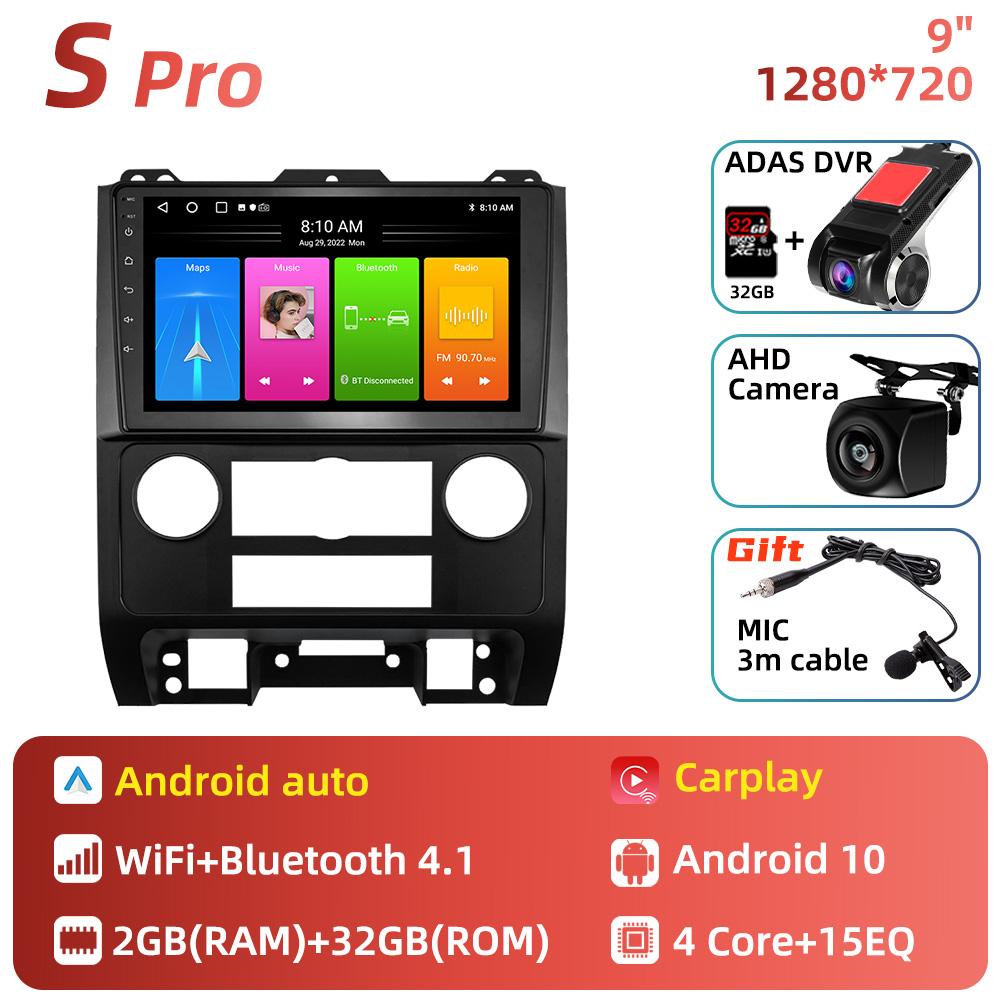 Автомобильное радио для Ford Escape 2007-2012 9-дюймовый экран 2 Din Android головное устройство стерео GPS навигация мультимедийный проигрыватель аудио Авторадио