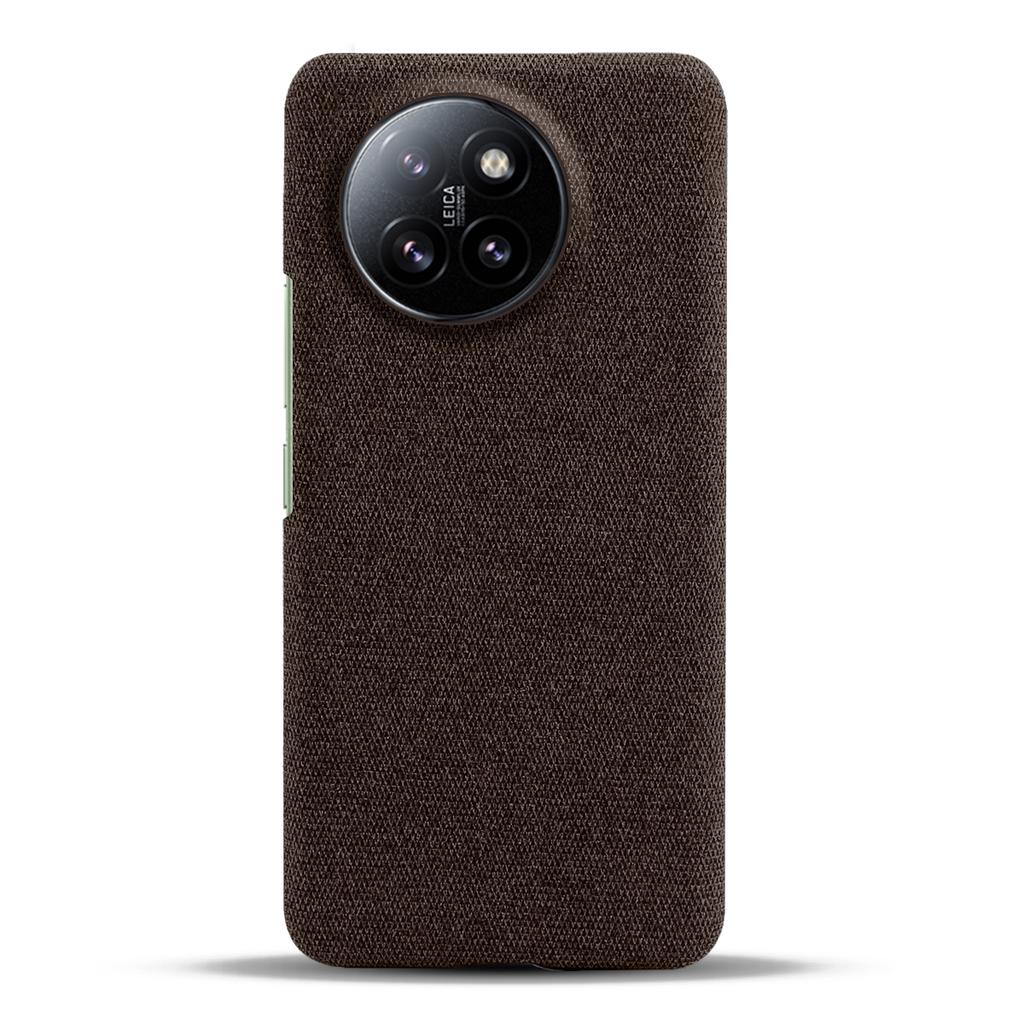 For Xiaomi Civi 4 Pro 5G/14 Civi 5G Shockproof Case Solid Color Fabric Cloth+PC Phone Cover