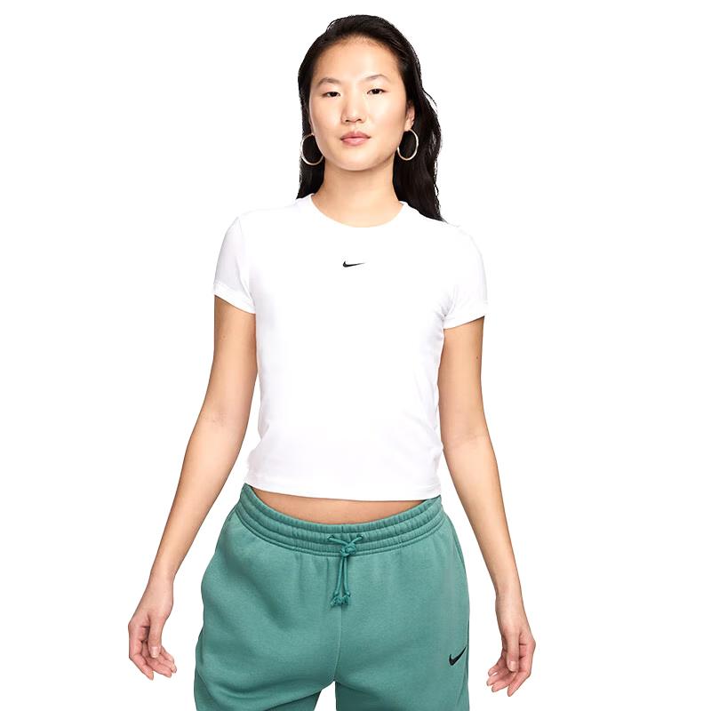 Nike Женская спортивно-повседневная футболка с коротким рукавом