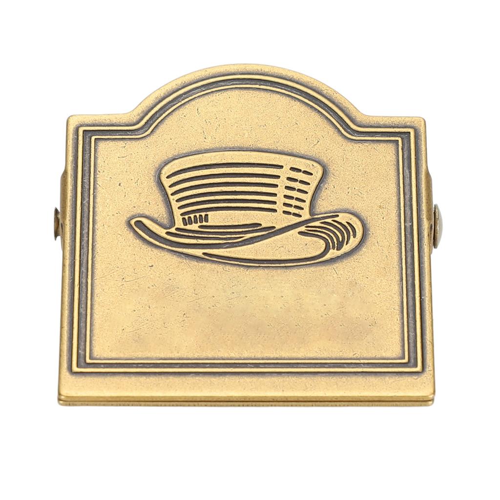 Brass Binder Clip Vintage Decorative Strong Clamping Force Book Clip for Journal Notebook Drawing Paper Sketch Paper