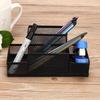 Mesh Design Pen Holder Metal Desk Stationery Organizer Pencil Storage Box  Student