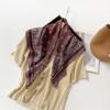 Spring Paisley Cashew Silk Scarf Ethnic Style Square Scarf Classic Cashew Print Square Scarf Silica Scarf