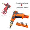 Multi Screwdriver Set Ergonomic Design Ratchet Mechanism 180-Degree Multi Angles Electric Screwdriver