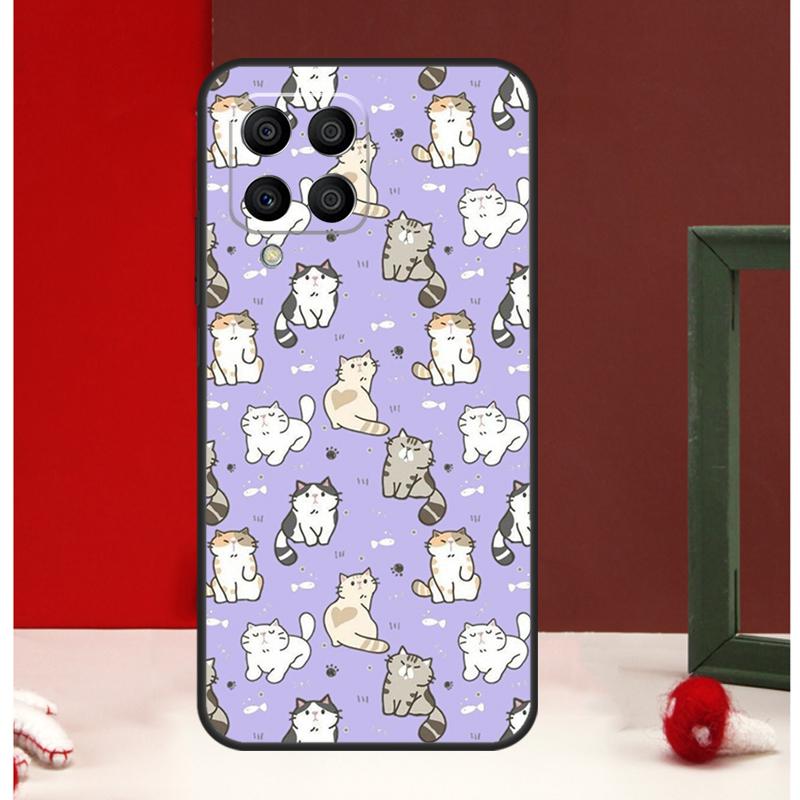 Забавный Коллаж Кошка Чехол Для Samsung Galaxy M56 M36 M16 M31 M21 M13 M33 M53 M15 M35 M55 M12 M32 M52 M14 M34 M54