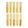 10Pcs Saxophone Eb Clarinet Reeds Strength 2 Robust Professional Sax Eb Clarinet Reed Set Wood Color Number 2