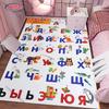 Детские игровые коврики для пола, очень большие ковры, коллекция для игр «Азбука, Цифры, Животные», развивающие коврики для игровой комнаты