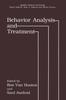 The Behavior Analysis and Treatment Book