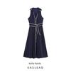 Kaslead New Women Clothes Western Style Fashion Polka Dot Shirt Style Dress 3689750