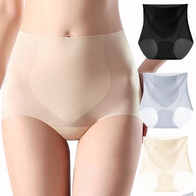 Женские трусики Ice SilkTummy Control, женские бесшовные трусики, трусы, нижнее белье, ультратонкое летнее нижнее белье
