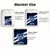 Geelong Cats-inspired 2D Flat Pattern Flannel Blanket High quality All Seasons Warmth and Comfort Perfect for Christmas Gifts.PMT0914370