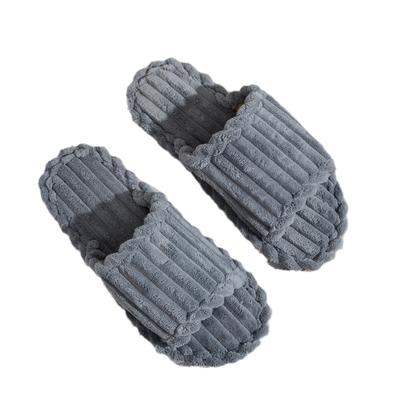 2024 Осень Зима Новые женские домашние тапочки с открытым носком и перекрестными полосками на льняной подошве для дома Шлепанцы с нескользящей льняной подошвой Тапочки для ванной комнаты