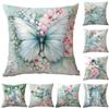 New Spring Flower Mint Green Pillowcase Home Living Room Sofa Cushion Pillowcase