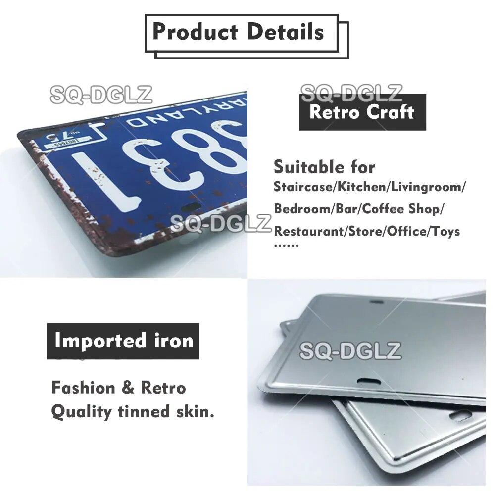 [SQ-DGLZ]P-S Country Flag 15x30cm Plate Metal Sign Vintage Tin Sign Wall Decor For Club Travel Poster Saudi Arabia/Russia