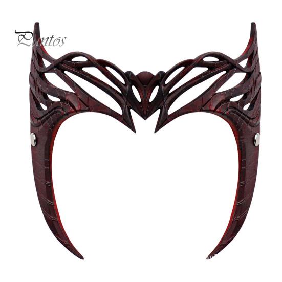 Алая Ведьма Корона Супергероя Косплей Головной Убор Нарядная Повязка На Голову Костюм Аксессуар для Хэллоуина Рождественская Вечеринка