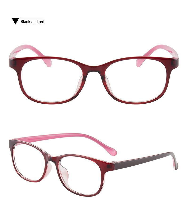 Корейская мода TR90 Сверхлегкая двухцветная оправа для очков для подростков и студентов