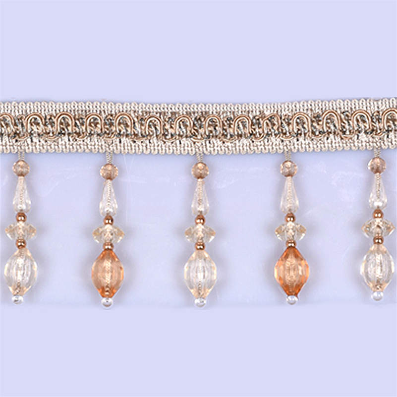 3-метровые подвески из хрустальных бусин для штор, бахрома, кисточки, отделка, обивка, свадебный декор